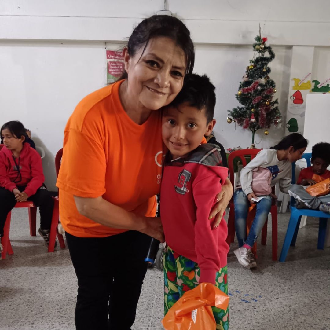 Voluntarios en Bogotá, Colombia