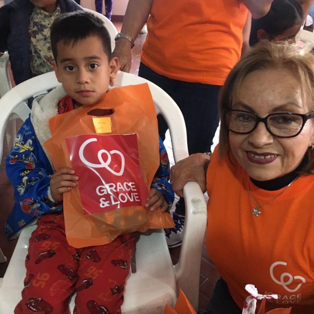 Voluntaria en Bogotá, Colombia