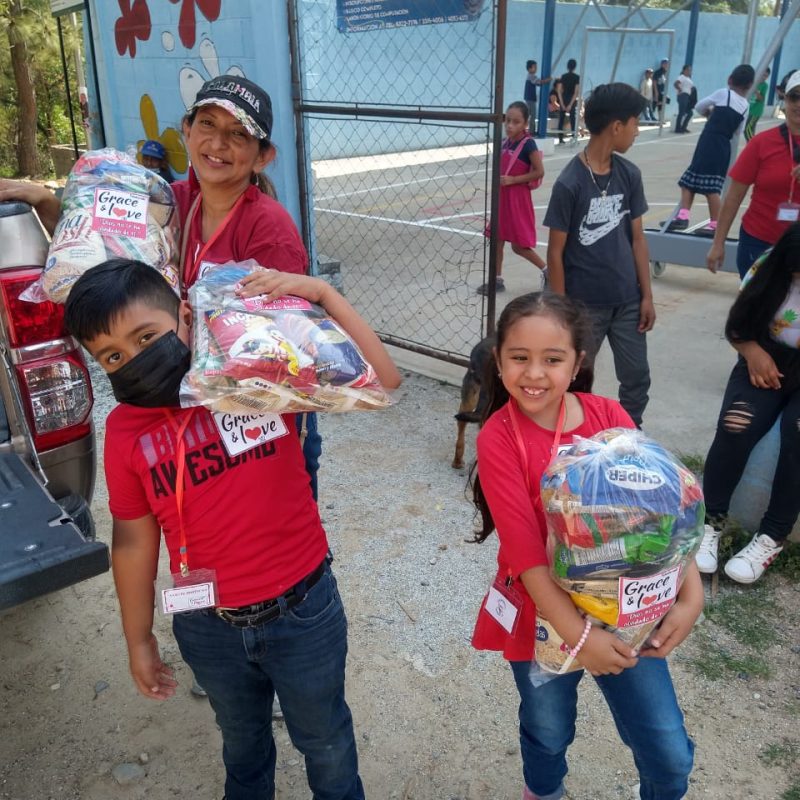 POUND OF LOVE: The best way to fight poverty is to share what we have — whether little or much. Every month we deliver around 1,000 food markets to families in need, made possible by generous hearts who give their “pound of love.”