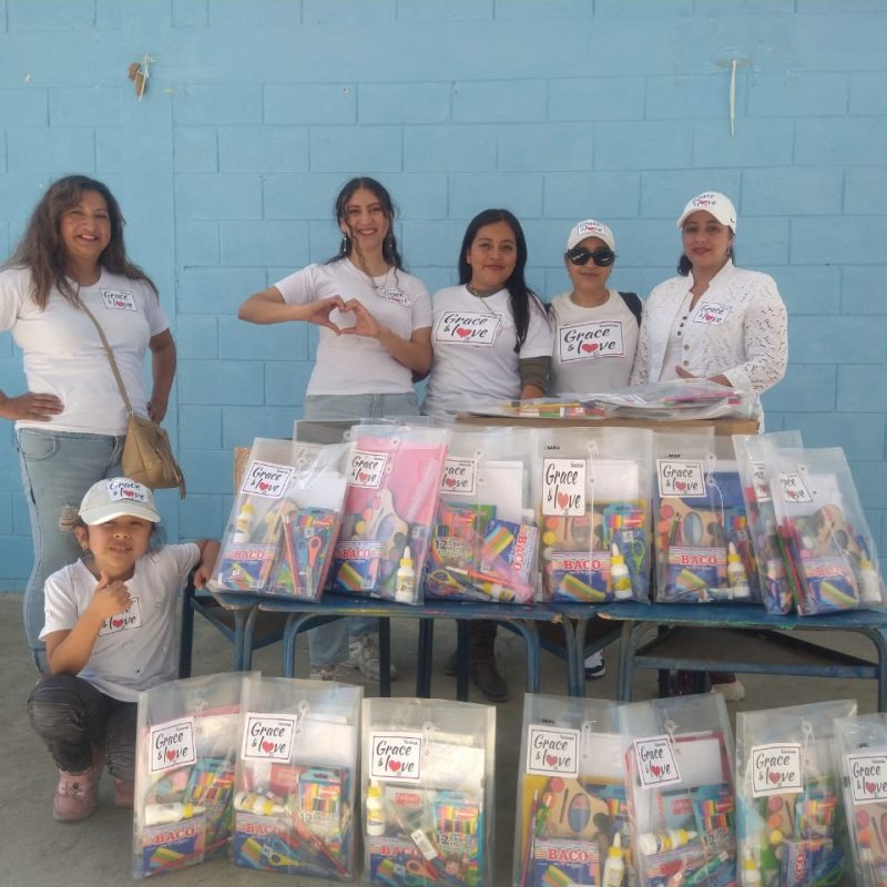 BACK TO SCHOOL: Many children in vulnerable areas don’t have access to education or can’t afford school supplies. Our goal is to provide them with a complete school kit, so they can succeed in their studies.